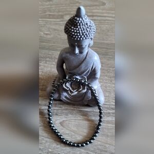 Hematite Beaded Bracelet
